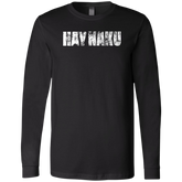 Hay Naku Distressed Unisex Jersey Long Sleeve T-Shirt